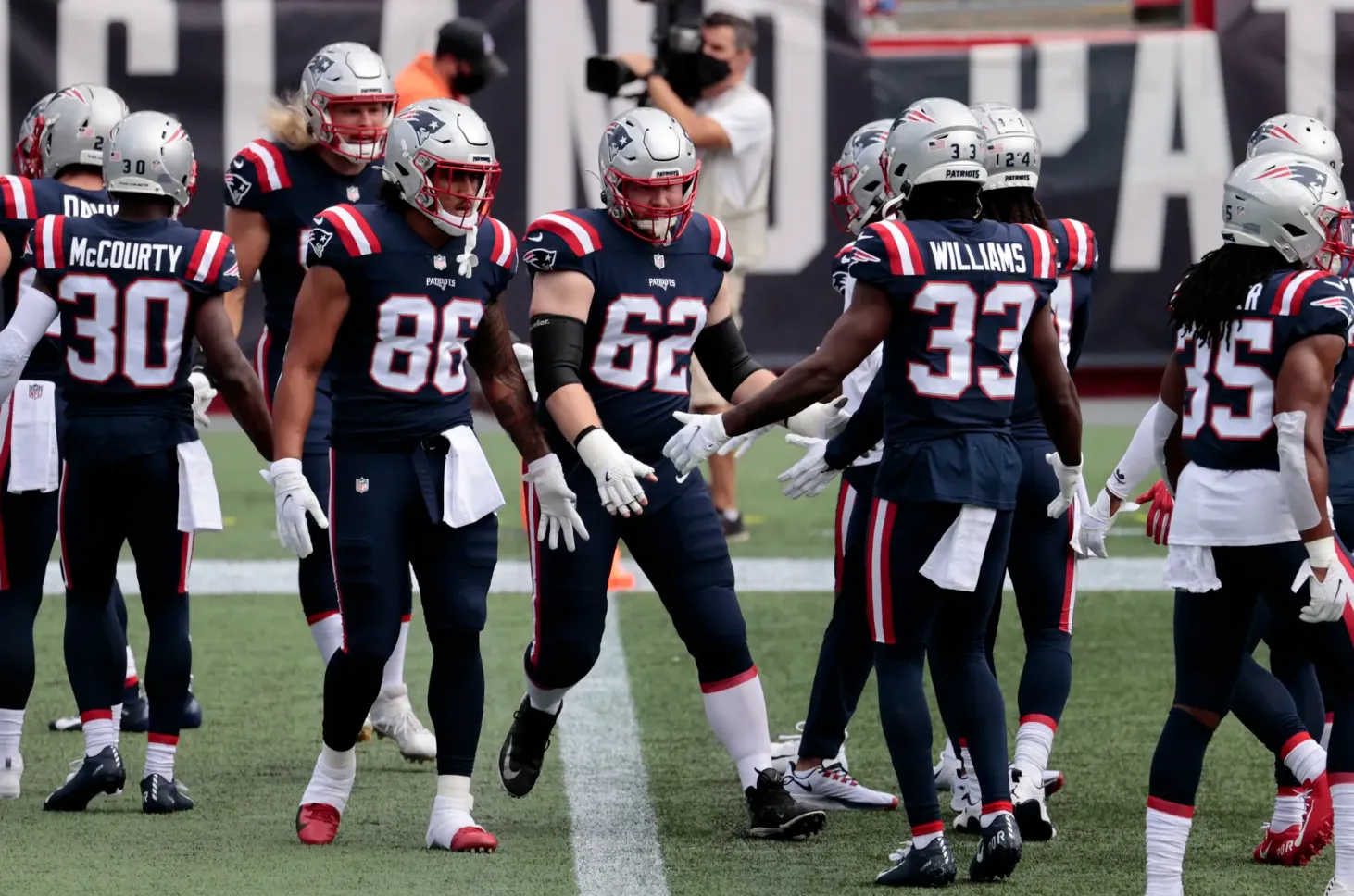 New England Patriots banner