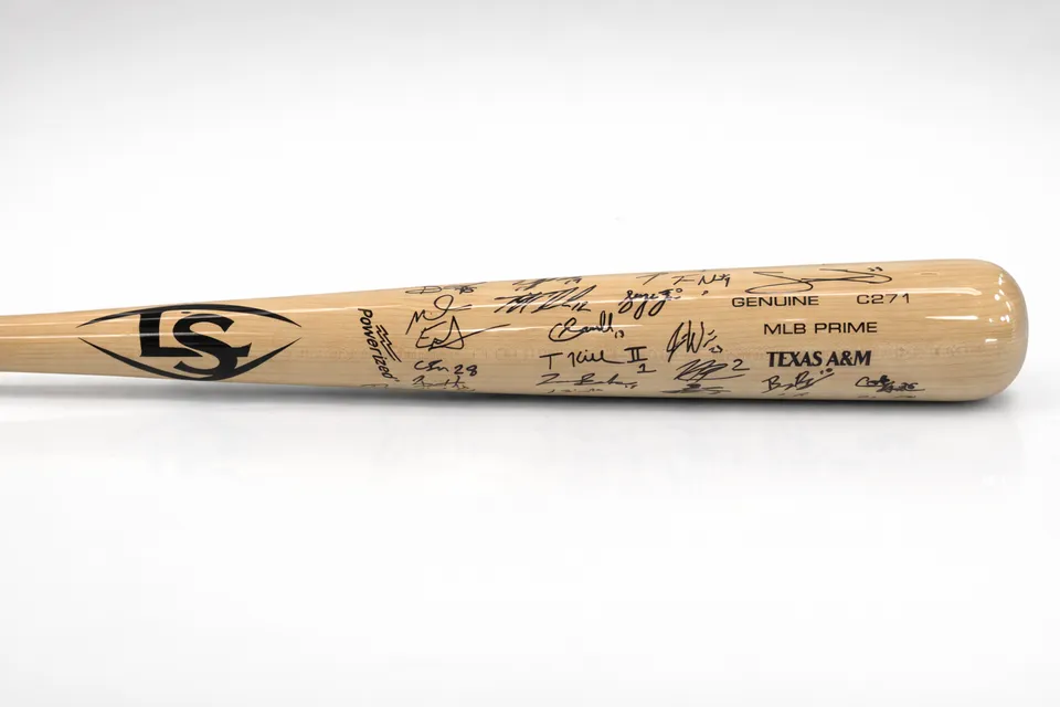 2026 Texas A&M Baseball Team Signed MLB Prime Bat