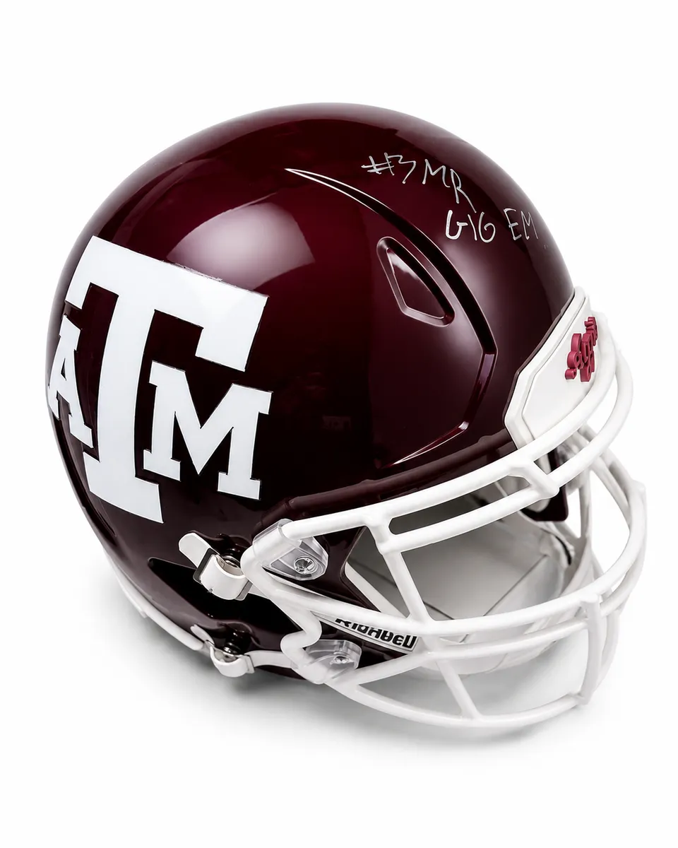 Marcus Ratcliffe Signed Lightheaded Helmet.