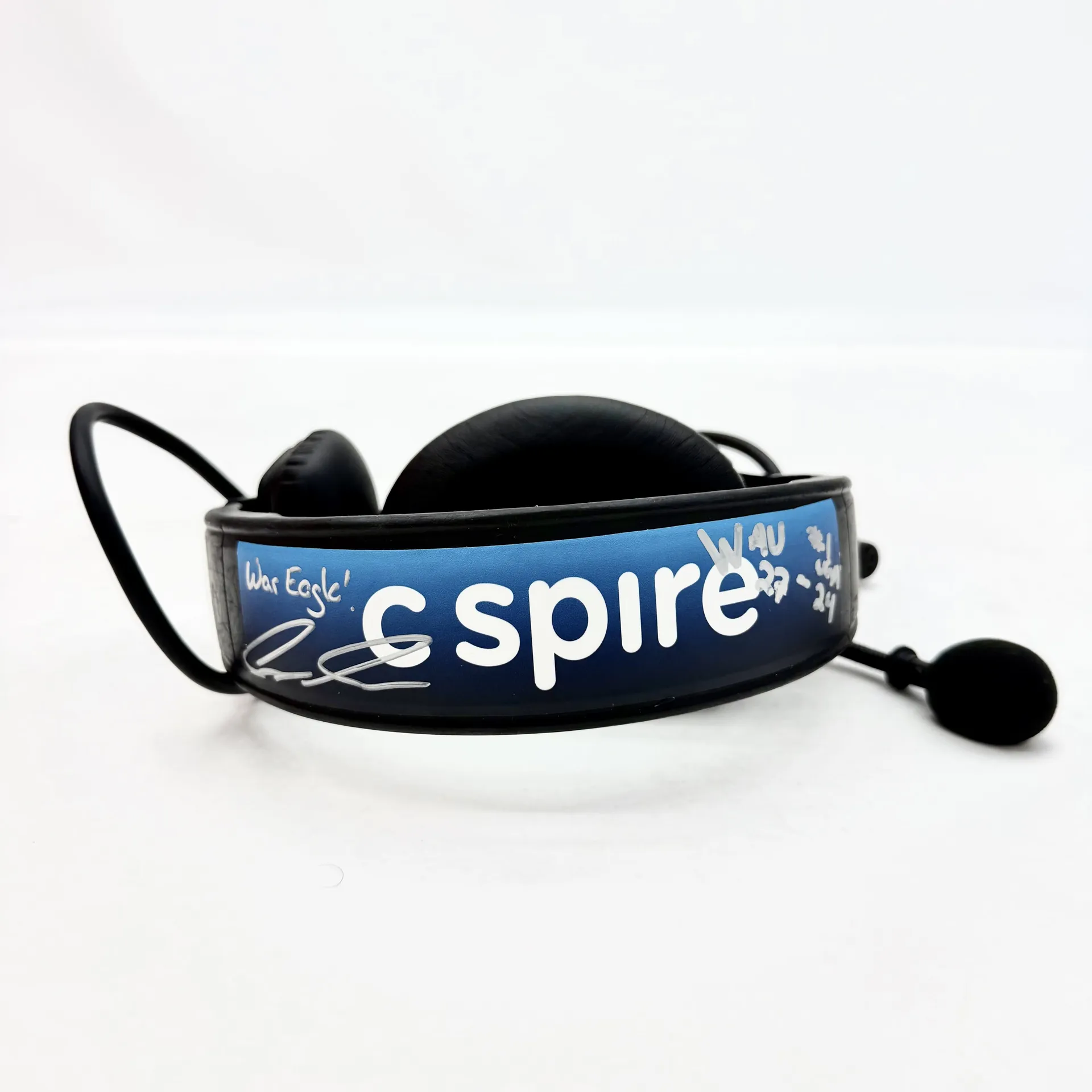 Alex Golesh Signed Headset from Auburn vs. UGA Game, 1 of 2
