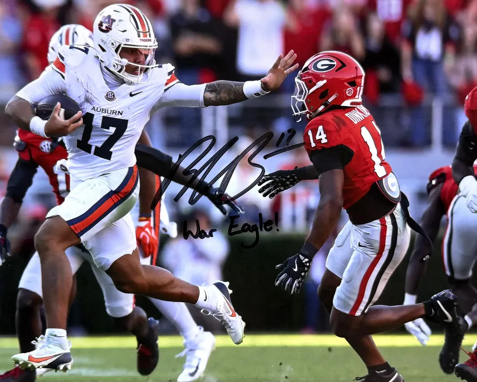 Signed Photo of Byrum Brown vs. Georgia