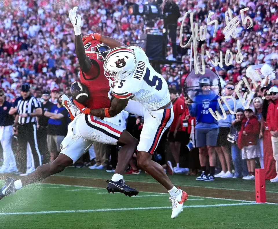 Signed Photo of Chas Nimrod vs. Georgia