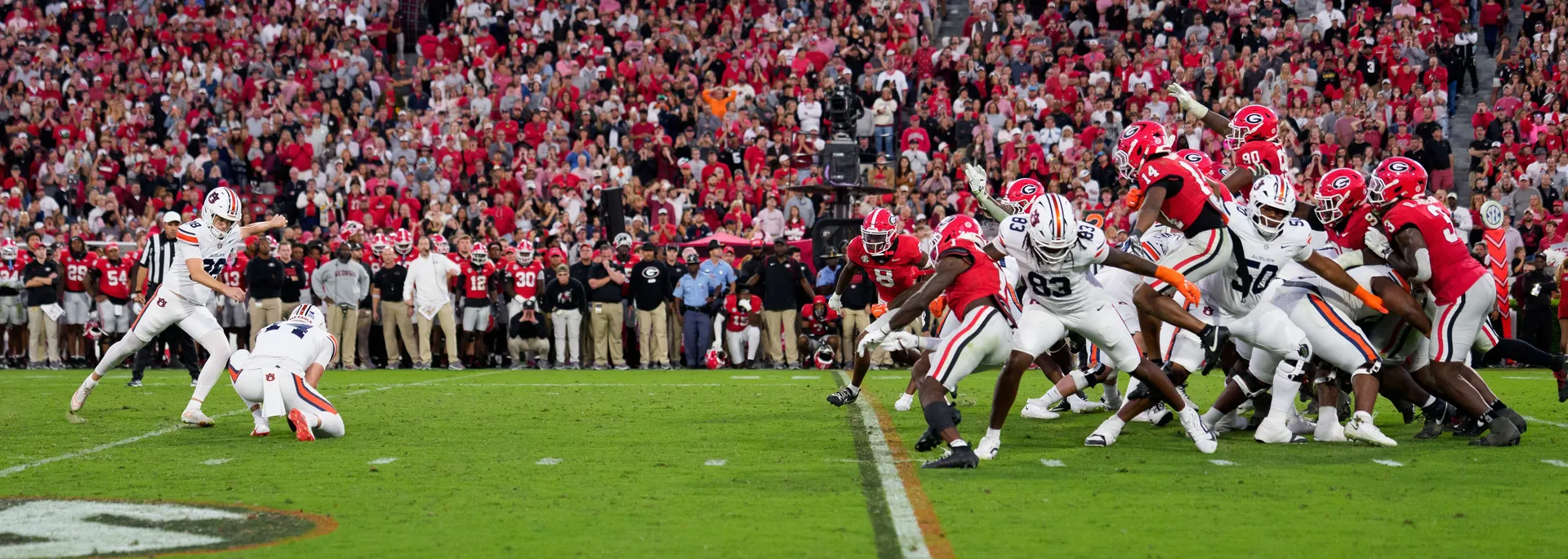 Auburn vs. Georgia Winning Kick Framed Photo, 1 of 1
