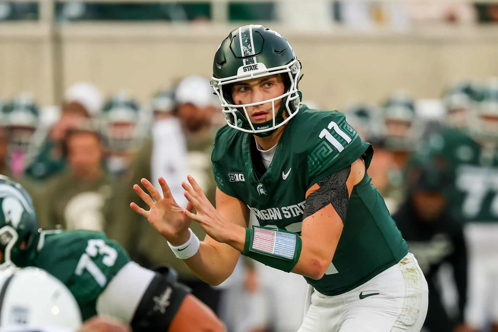 Milivojevic provides positive leadership after MSU is eliminated from bowl contention article image about Aidan Chiles