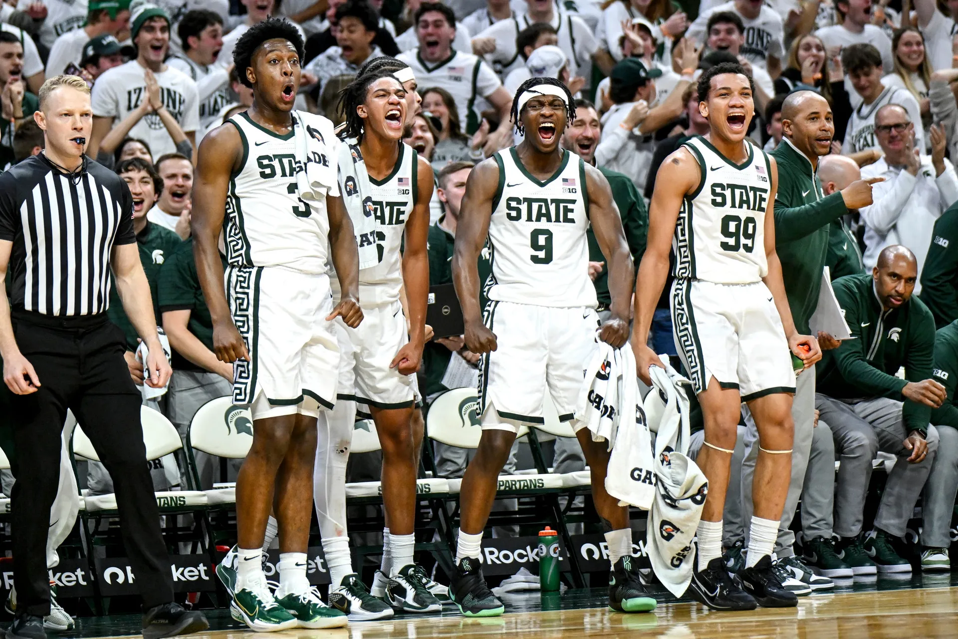 Michigan State freshmen Cam Ward and Jordan Scott delivering pivotal contributions early on article image about Michigan State Basketball