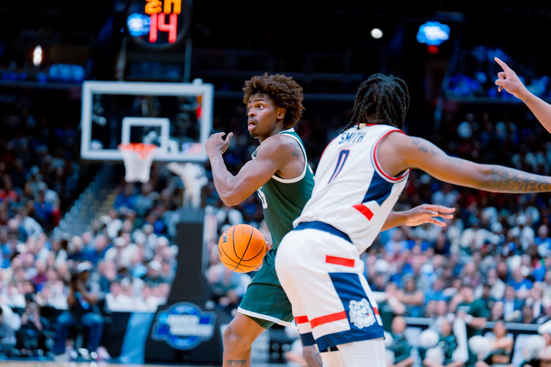 Michigan State's Jeremy Fears and Coen Carr frustrated with first half, say MSU 'can't flip a switch' after getting down like that article image about Carson Cooper