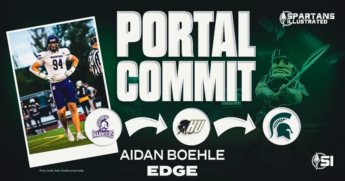 Michigan State adds former Harding University and Winona State EDGE Aidan Boehle