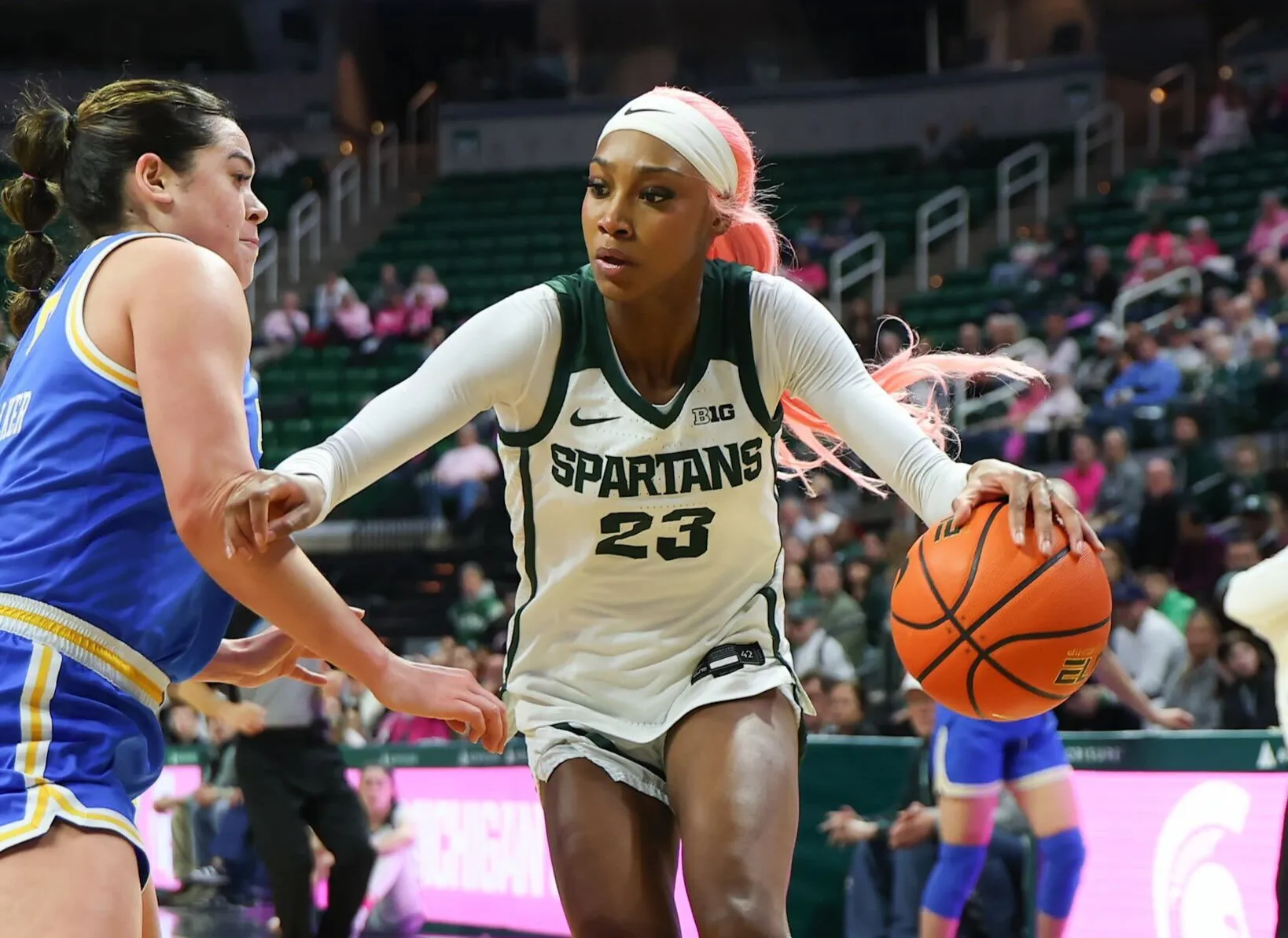 No. 13 Michigan State Women's Basketball Falls to No. 2 UCLA, 86–63 article image about Robyn Fralick