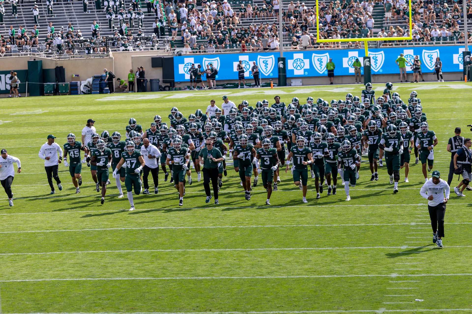 Recruit Reactions: Michigan State hosts first group of game-day visitors during 35-7 win over Eastern Michigan