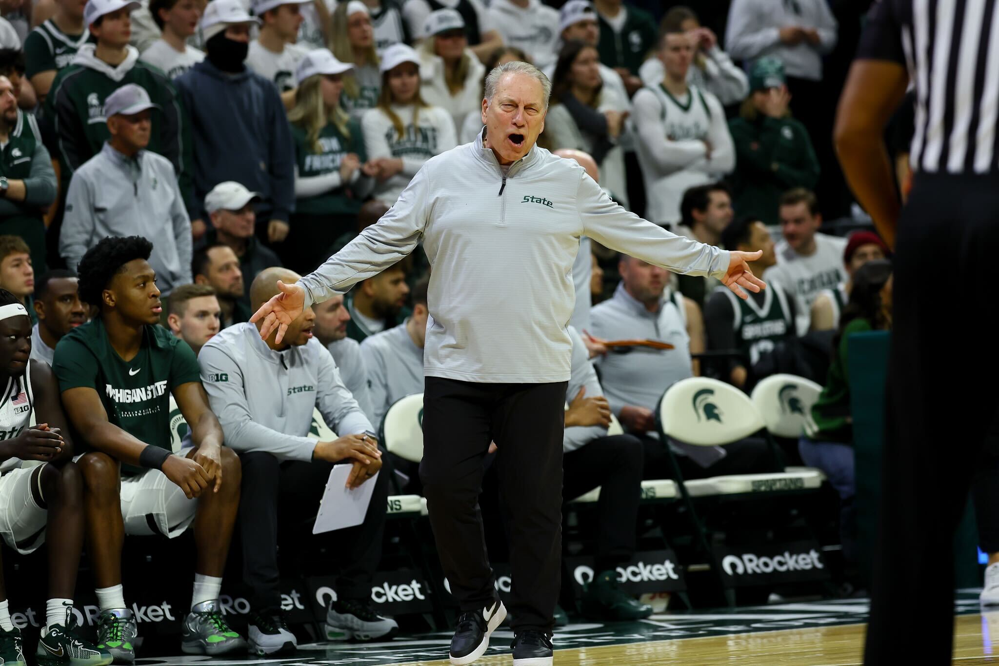 A Full 40: Michigan State overwhelmed Maryland, 91–48, and Izzo was pleased