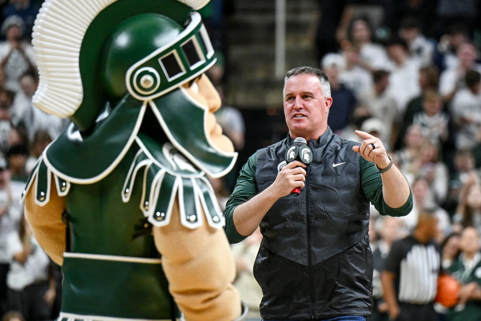 Michigan State is set to host more than 80 prospects during 2026 spring football practices article image about Pat Fitzgerald