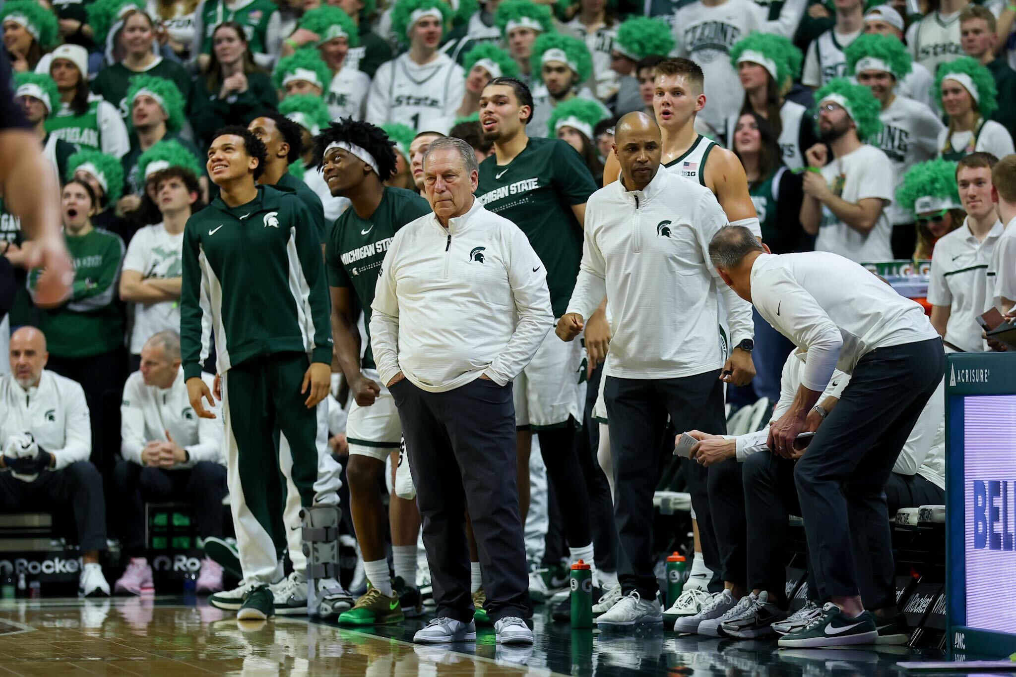 Tom Izzo sees his freshmen as integral pieces to MSU's success heading into tournament play
