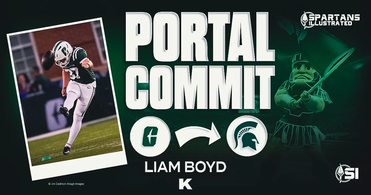 Michigan State earns the commitment of Charlotte kicker Liam Boyd out of the transfer portal article image about LeVar Woods