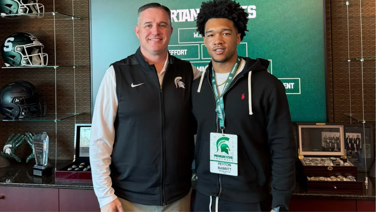 Michigan State receives PWO commitment from 2026 QB Peyton Babbitt