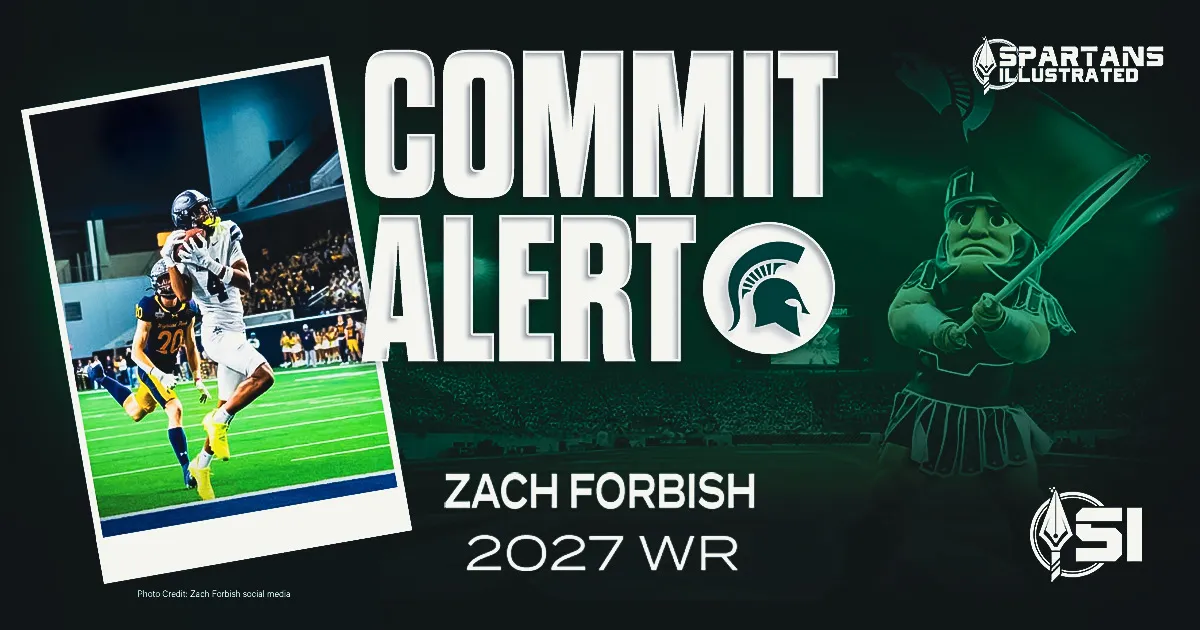 Michigan State goes into Texas to earn commitment from 2027 WR Zach Forbish