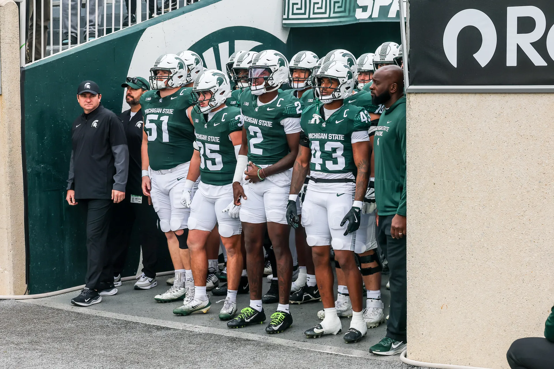 MSU WR Omari Kelly and OL Matt Gulbin finding ways to stay positive through five-game losing streak article image from Spartans Illustrated