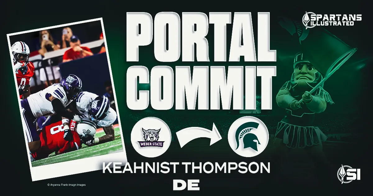 Michigan State gets commitment from Weber State transfer DE Keahnist Thompson  article image about Pat Fitzgerald