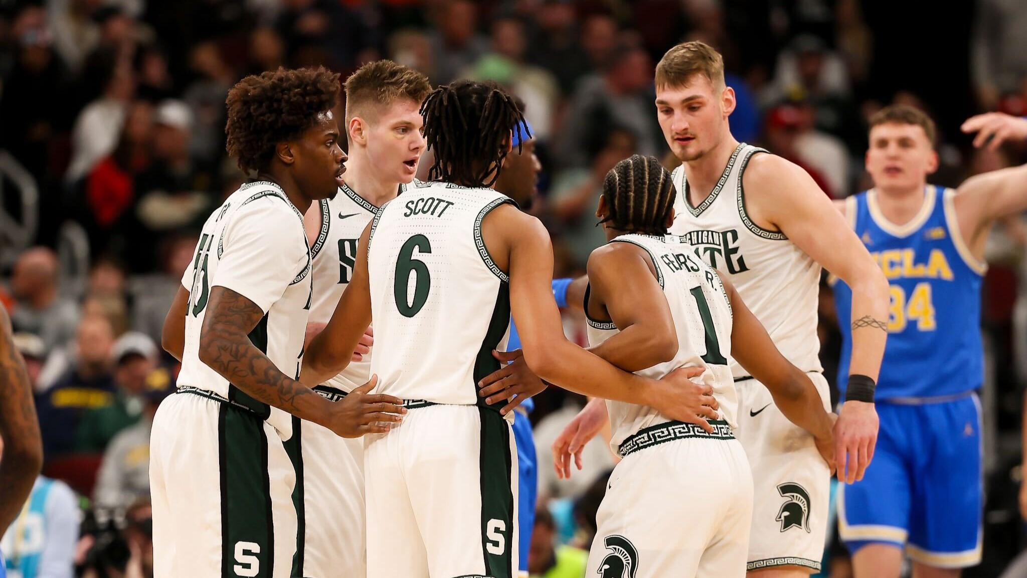 Michigan State bows out of the Big Ten Tournament early, falling 88-84 to UCLA in the quarterfinals