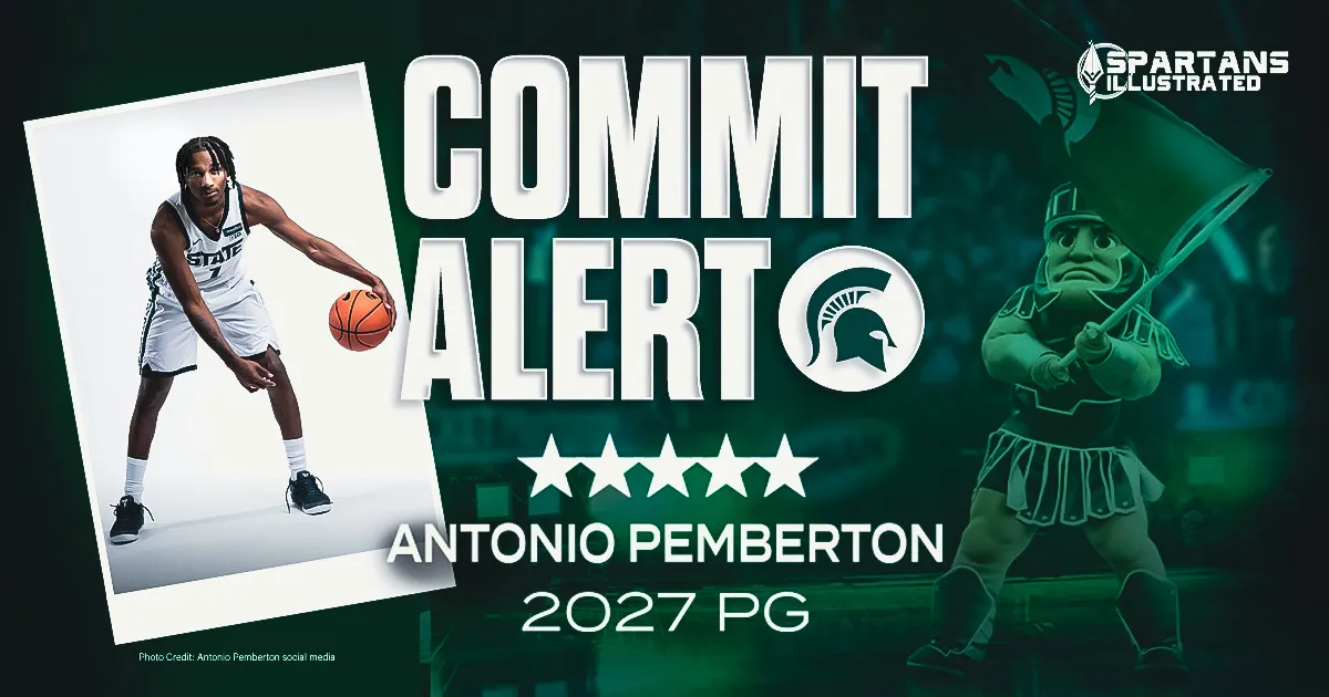 Michigan State lands the commitment of 2027 five-star point guard Antonio Pemberton