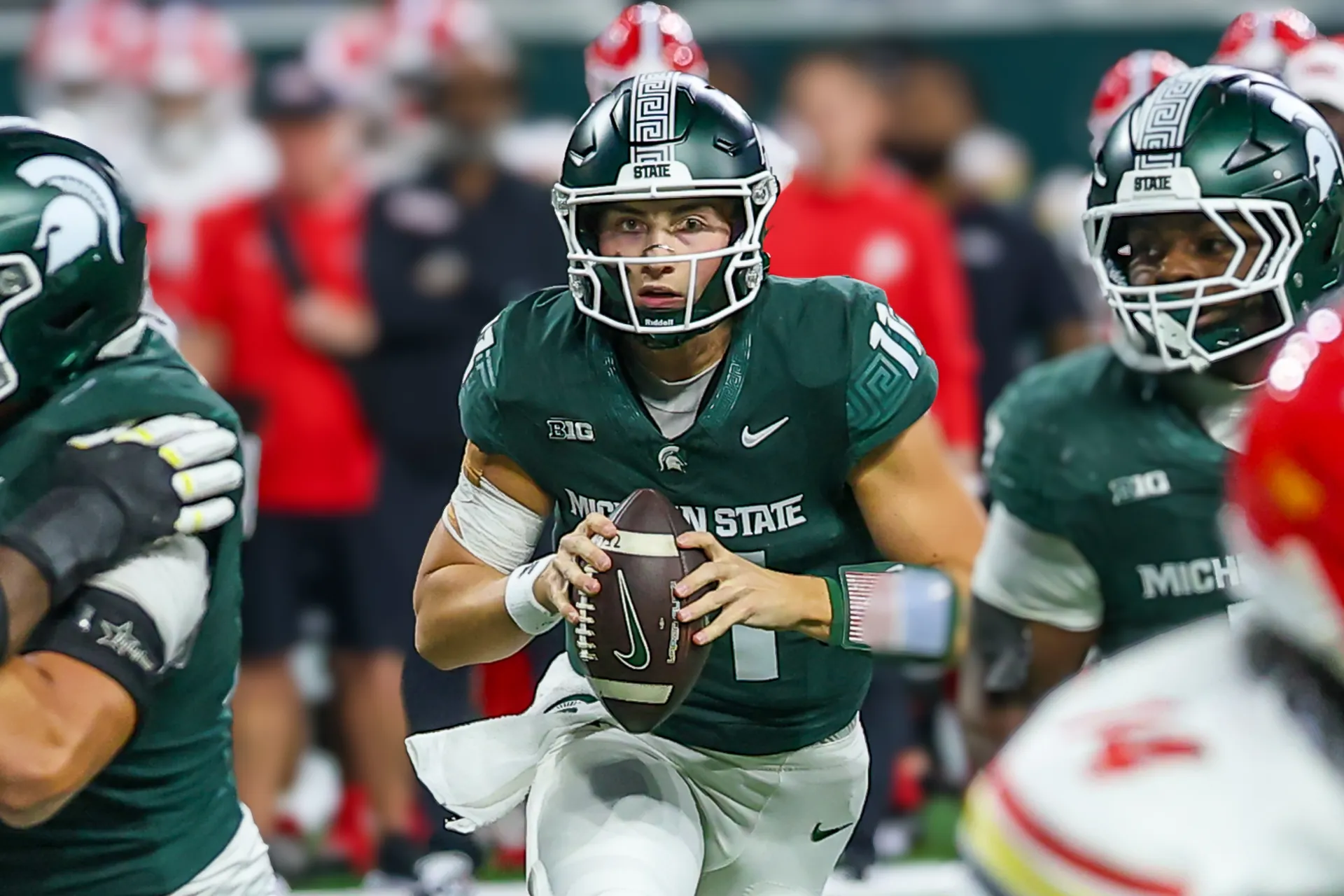 After a challenging year, Michigan State showed some 'durability' in its 38-28 win over Maryland article image about Alante Brown