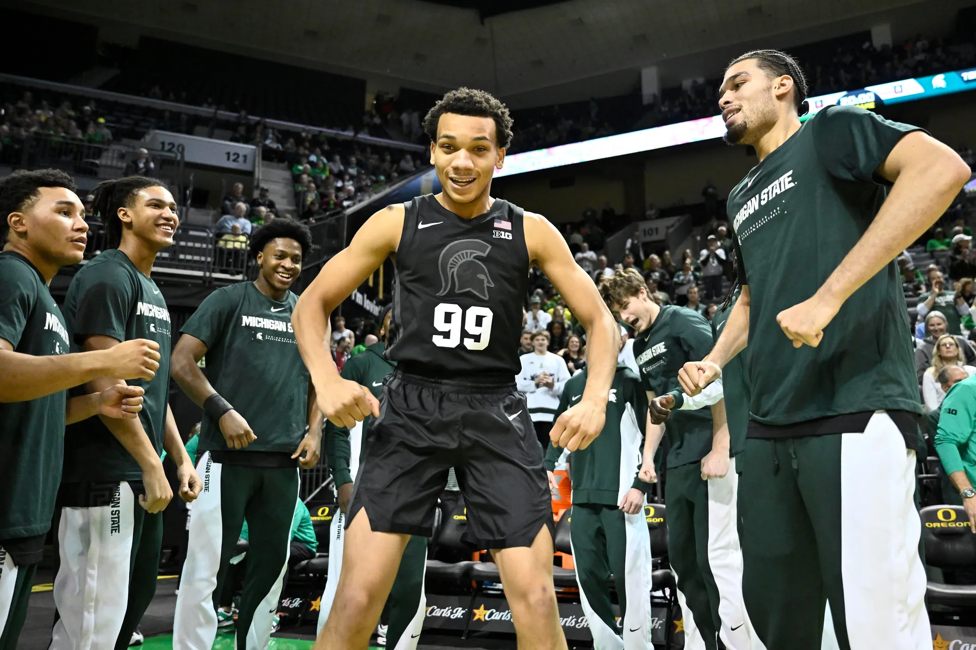 Michigan State's Divine Ugochukwu enters transfer portal ahead of deadline article image about Michigan State men's basketball