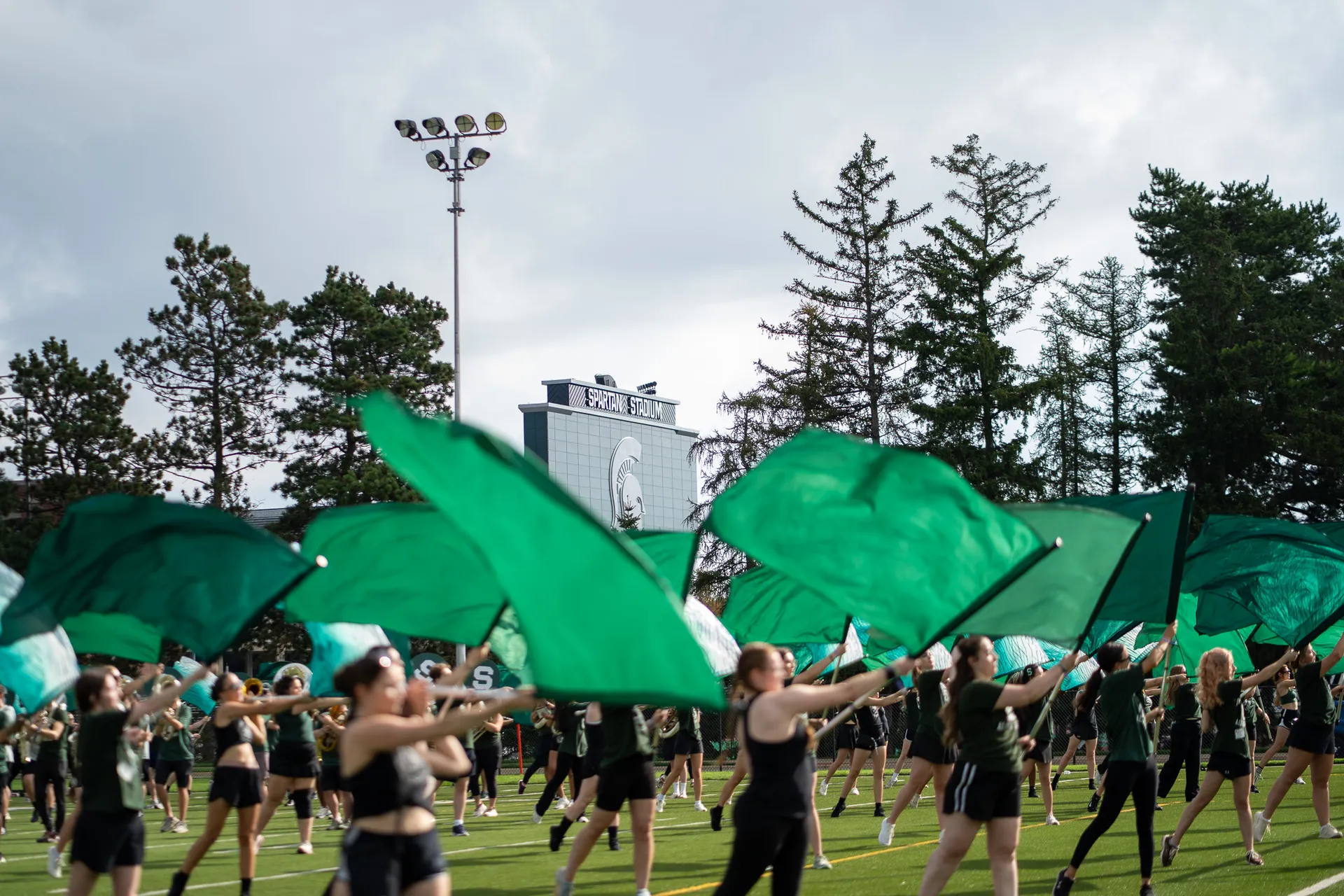 Celebrating 50 years of Color Guard in the Spartan Marching Band article image about Michigan State