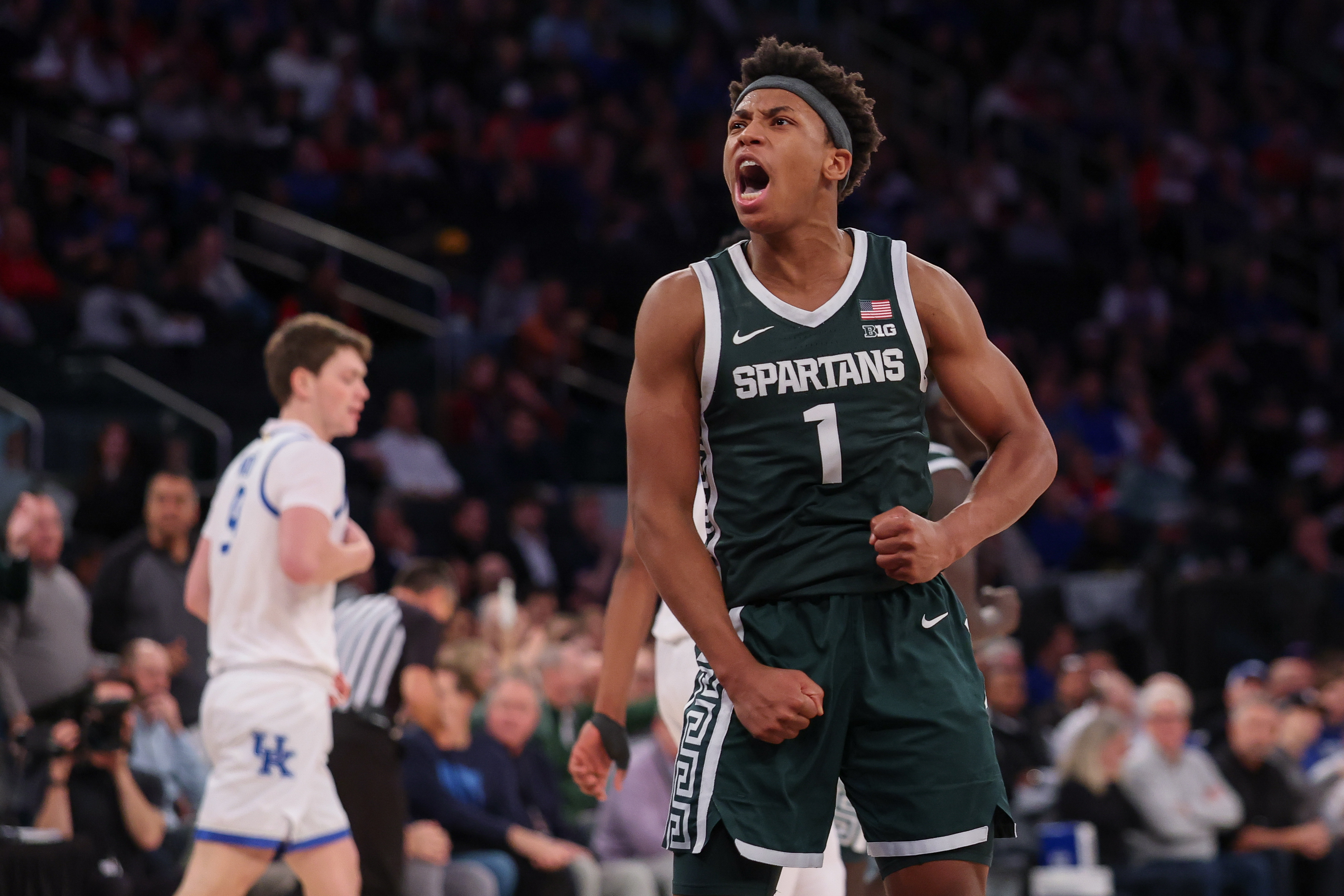 Jeremy Fears’ playmaking and Jaxon Kohler’s shooting fuel MSU in a complete Champions Classic win over Kentucky