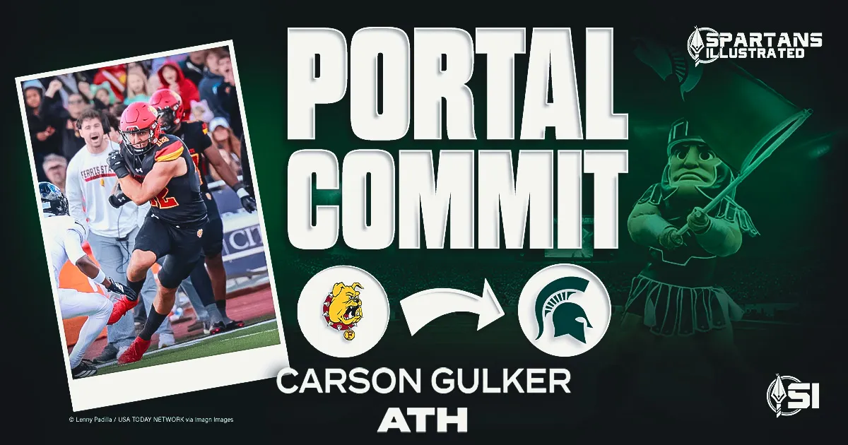 Michigan State lands in-state commitment from former Ferris State Bulldog Carson Gulker article image from Spartans Illustrated