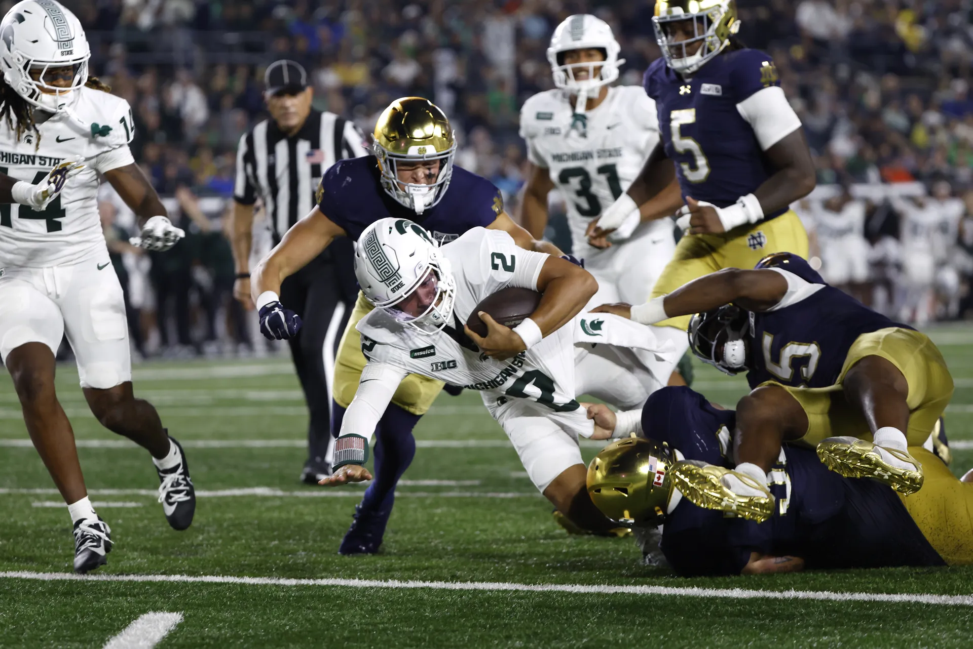 MSU answered adversity at Notre Dame but never reclaimed control 