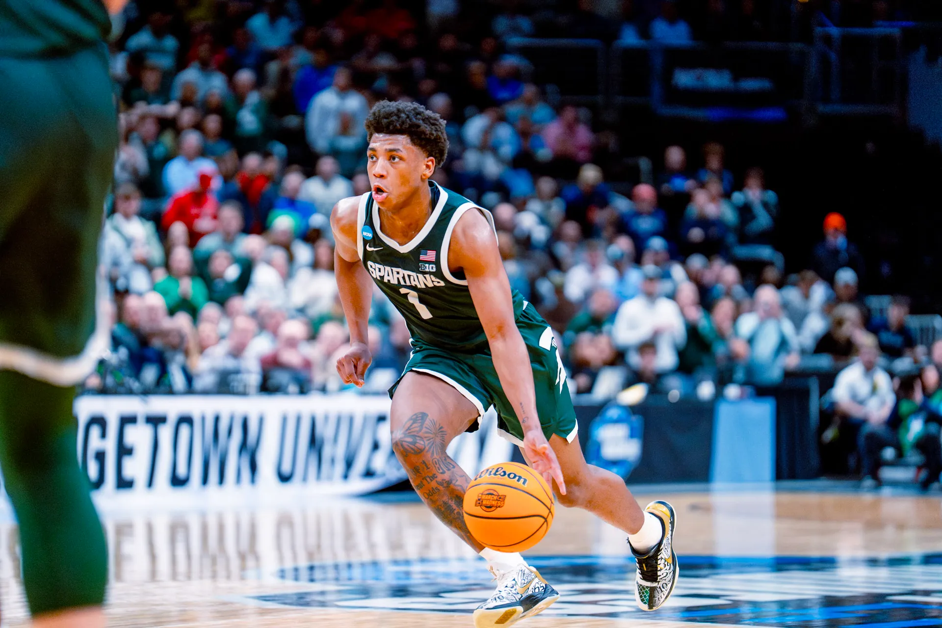 Michigan State's Jeremy Fears Jr. declares for 2026 NBA Draft, maintains college eligibility article image about Tom Izzo