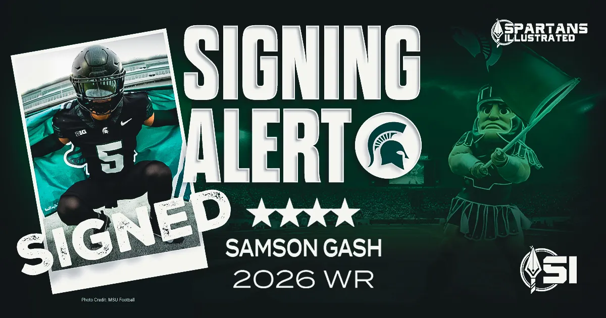 Michigan State signs 2026 four-star wide receiver Samson Gash