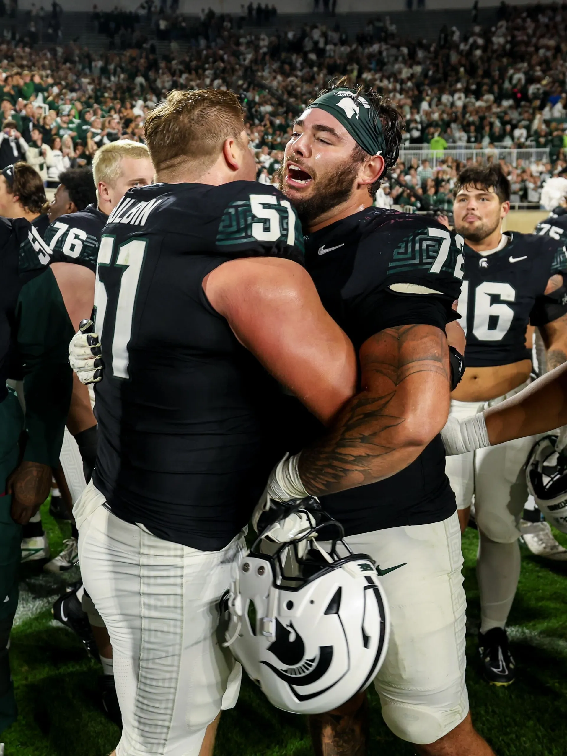 Michigan State OL Caleb Carter acclimating to FBS football after playing at the FCS level article image from Spartans Illustrated