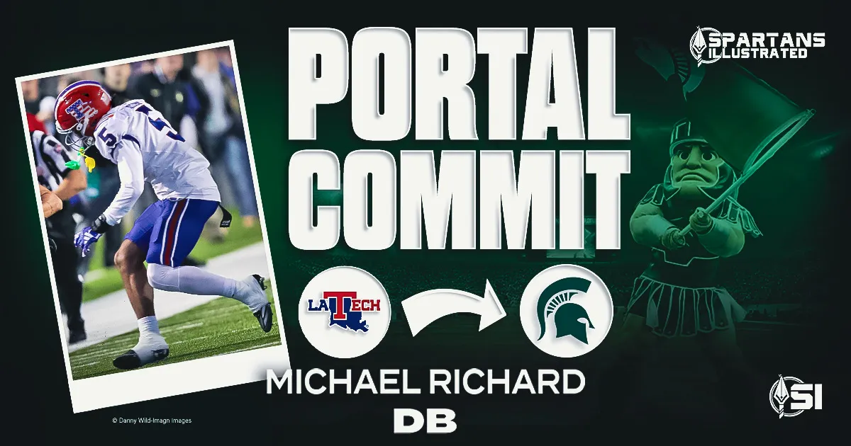 Louisiana Tech transfer portal DB Michael Richard commits to Michigan State article image from Spartans Illustrated