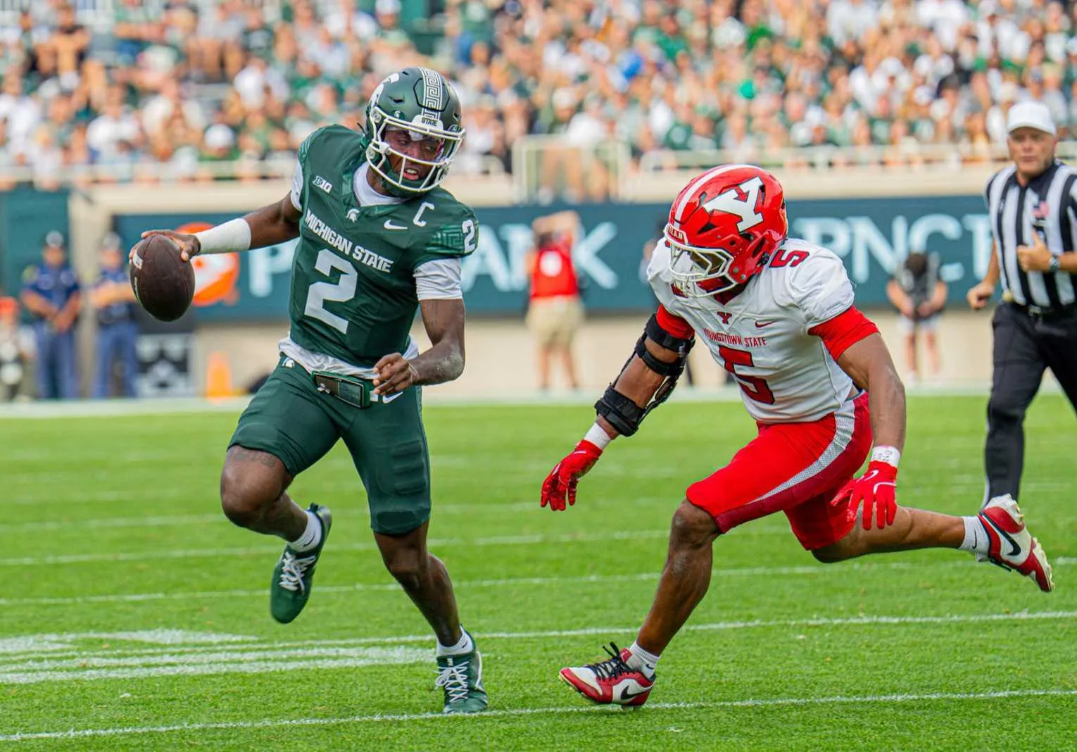 Coming Home: Aidan Chiles balancing focus and family in SoCal article image from Spartans Illustrated