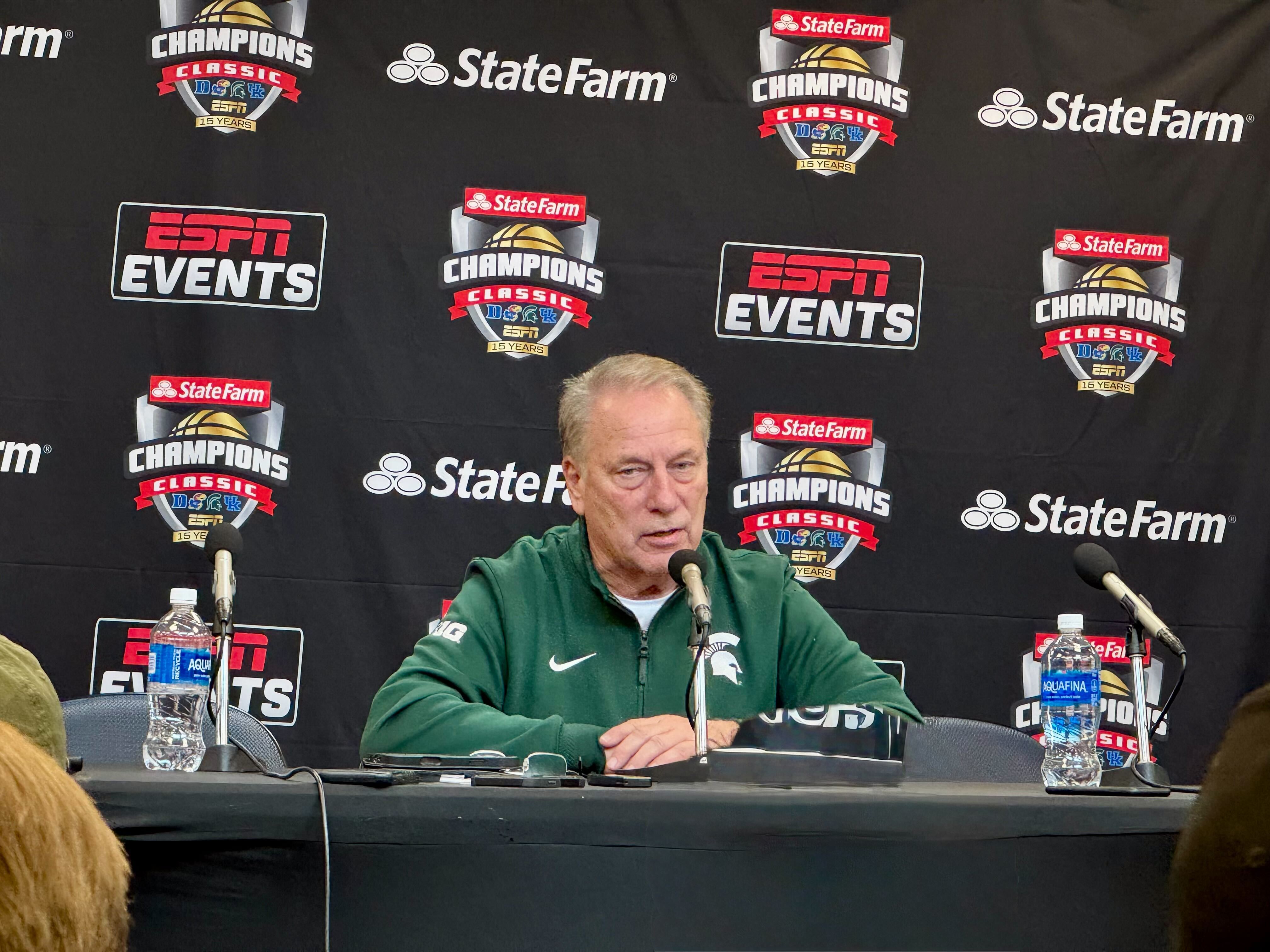 Tom Izzo has high praise for his team's effort and roster continuity following win over Kentucky