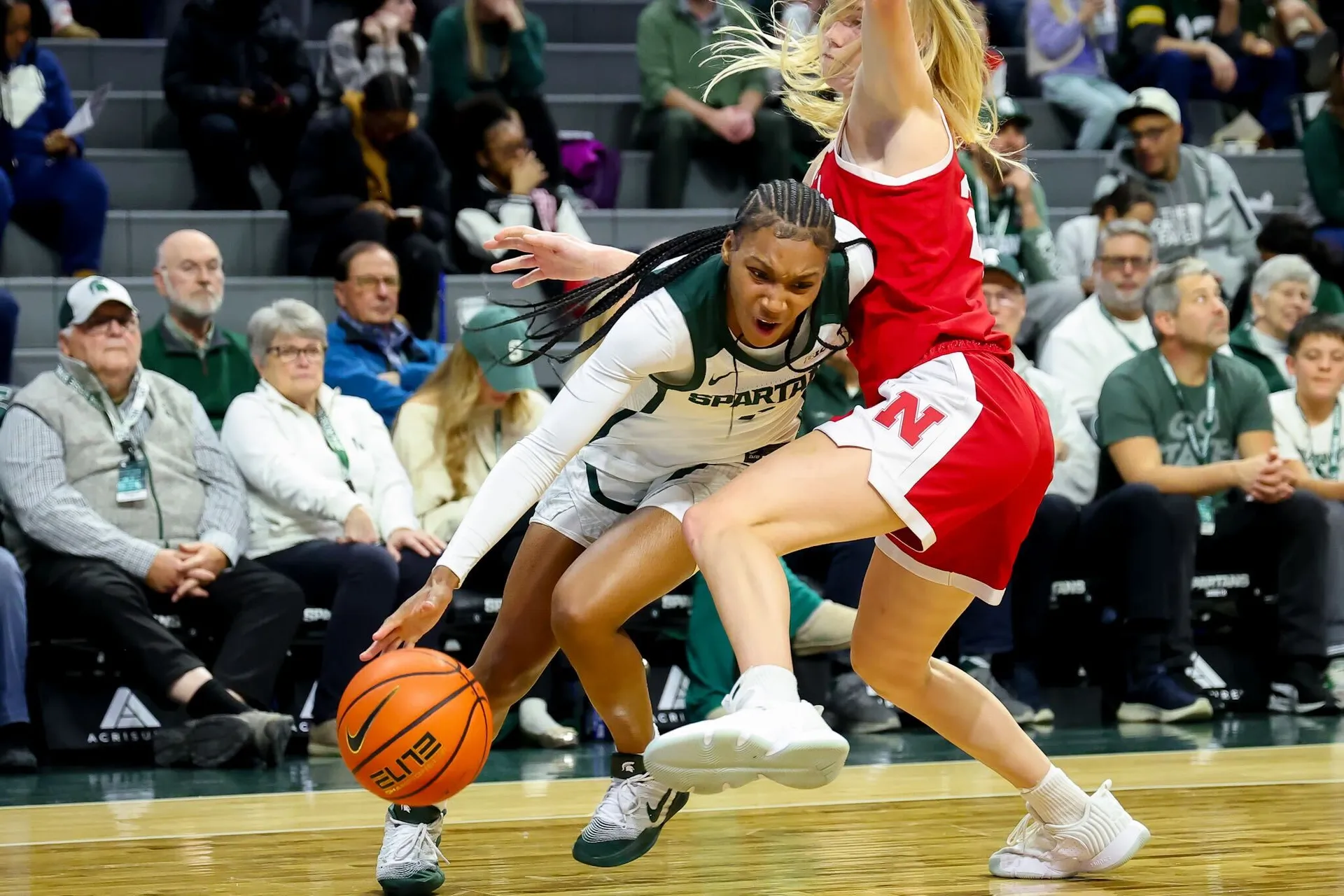 Another Test, Another Answer: Spartan Women's Basketball Outlast Nebraska at Breslin article image about Michigan State Women's Basketball