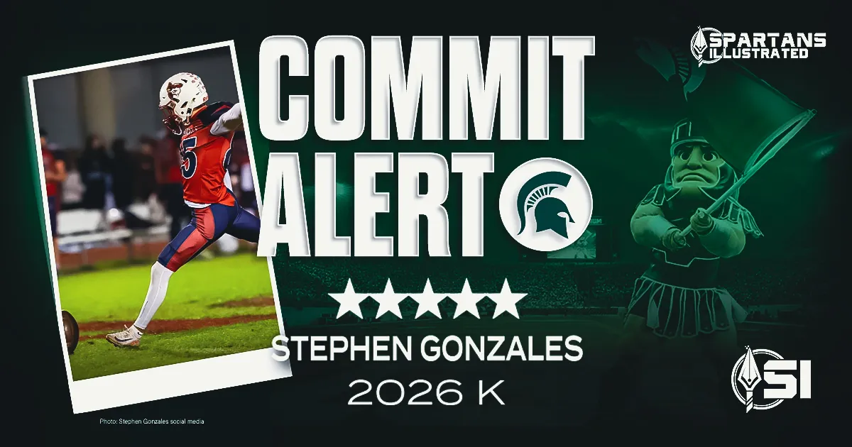 Michigan State gets commitment from the 2026 No. 4-ranked kicker in the country, Stephen Gonzales article image about Michigan State Football