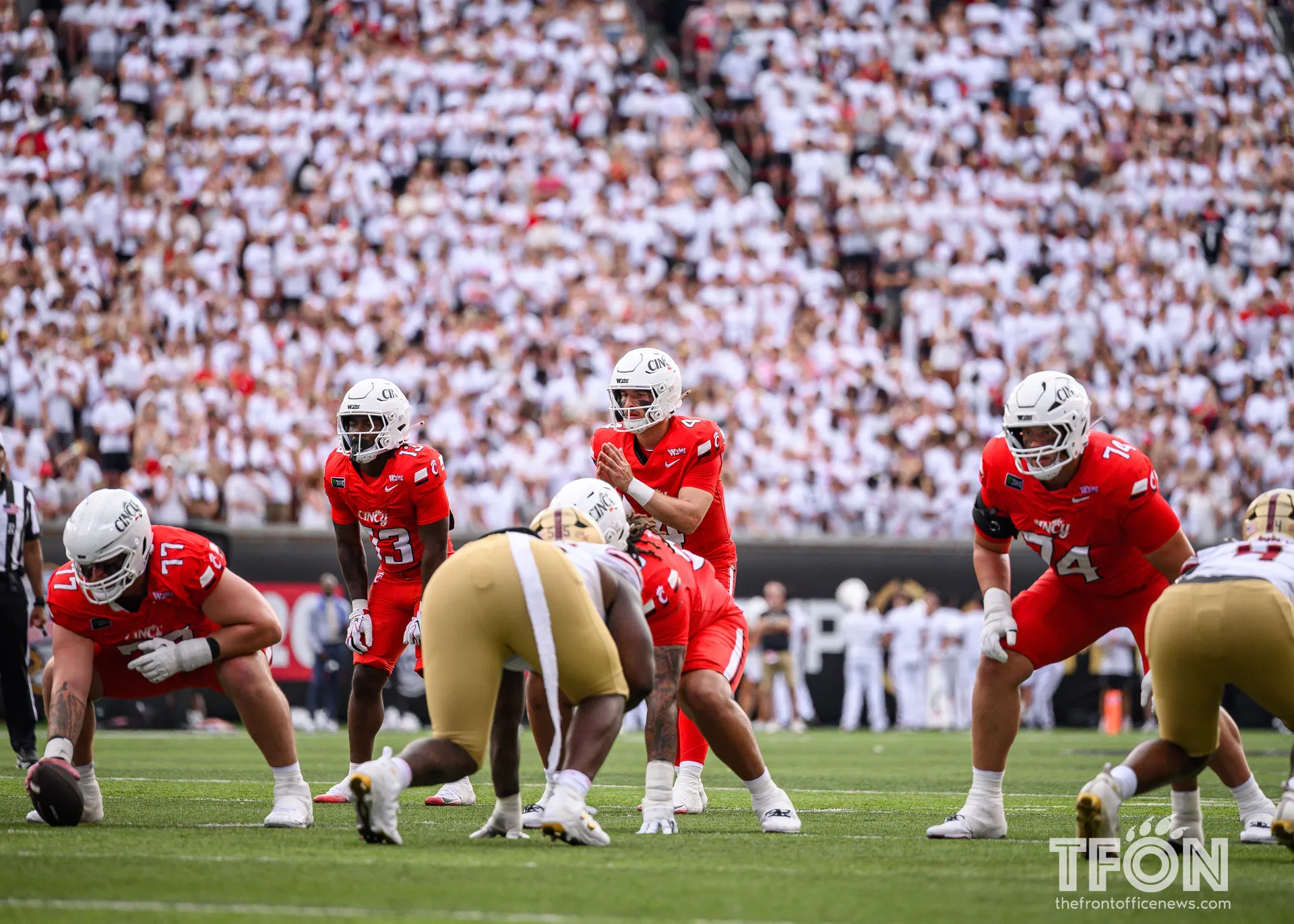 Bearcats offensive line named Big 12 Offensive Line of the Week 