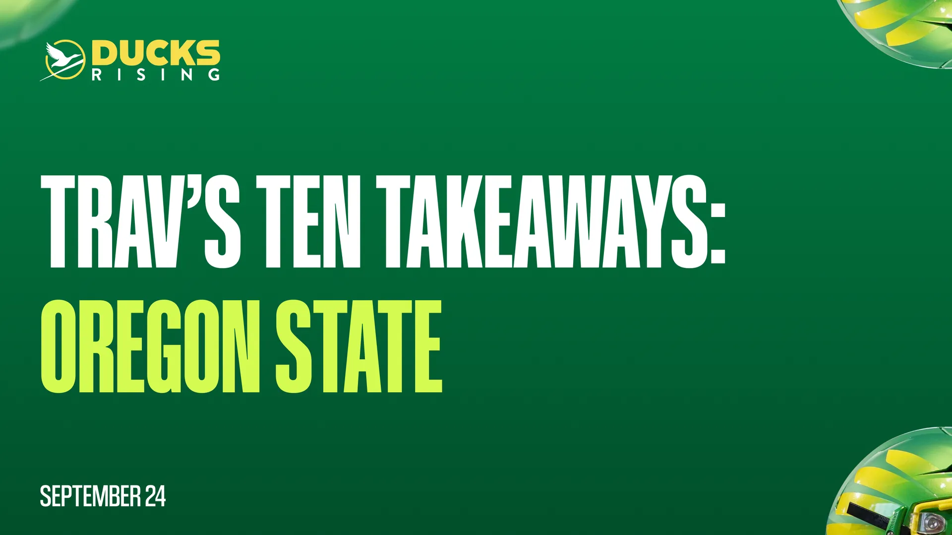 Trav’s Ten Takeaways: Oregon State