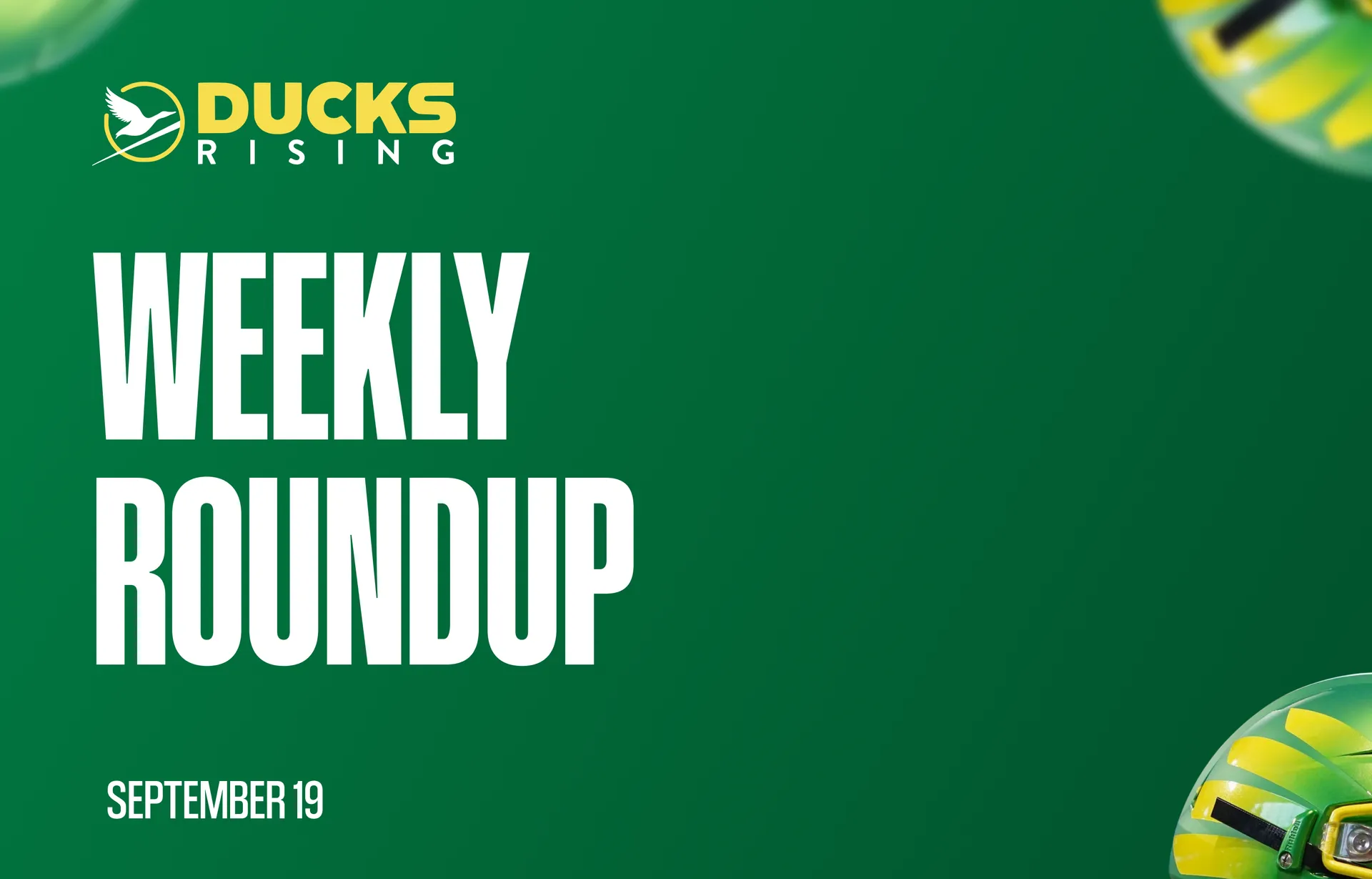  Weekly Roundup: September 26